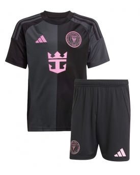 Inter Miami Maglia Gara Trasferta Repliche 2025-26 Bambino Maniche Corte